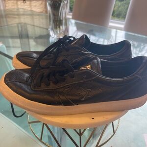 Leather converse